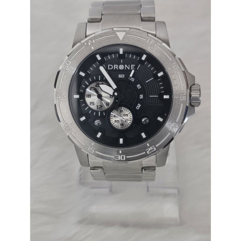 Drone Precision Timepiece Quartz Watch Multifunction New Batt Stem Missing Runs